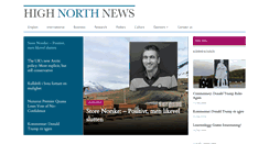 Desktop Screenshot of highnorthnews.com