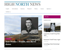 Tablet Screenshot of highnorthnews.com